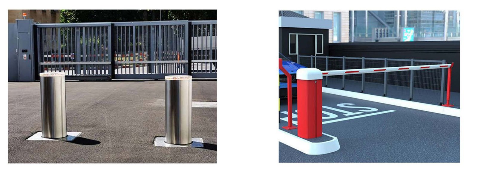 Gates, Boom Barriers & Bollards Diagram